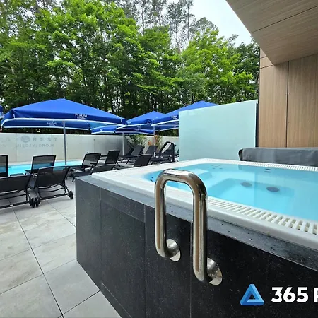 365pam - Sea & Forest - Basen Kryty I Zewnetrzny, Jacuzzi, Sauna, Garaz W Cenie * 米兹多洛杰
