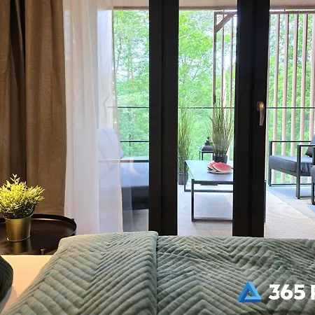 公寓 365pam - Sea & Forest - Basen Kryty I Zewnetrzny, Jacuzzi, Sauna, Garaz W Cenie 米兹多洛杰