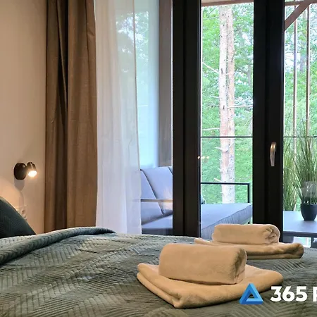 公寓 365pam - Sea & Forest - Basen Kryty I Zewnetrzny, Jacuzzi, Sauna, Garaz W Cenie