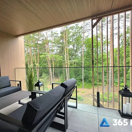 公寓 365pam - Sea & Forest - Basen Kryty I Zewnetrzny, Jacuzzi, Sauna, Garaz W Cenie 米兹多洛杰